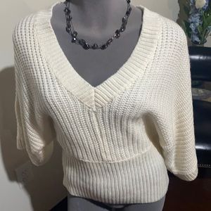 Nine West cream sweater